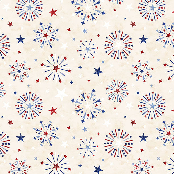 Founding Glory - Fireworks 49363-234 | Wilmington Prints