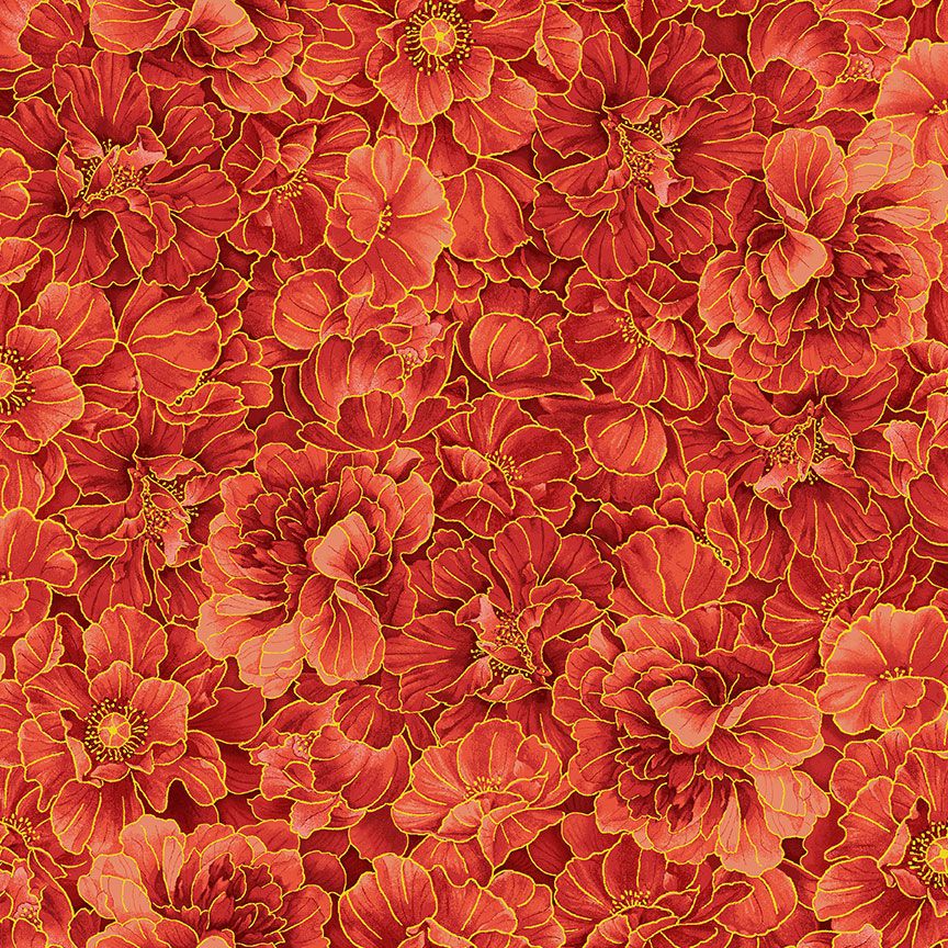Imperial Bloom - Packed Peony CM4373 | Timeless Treasures