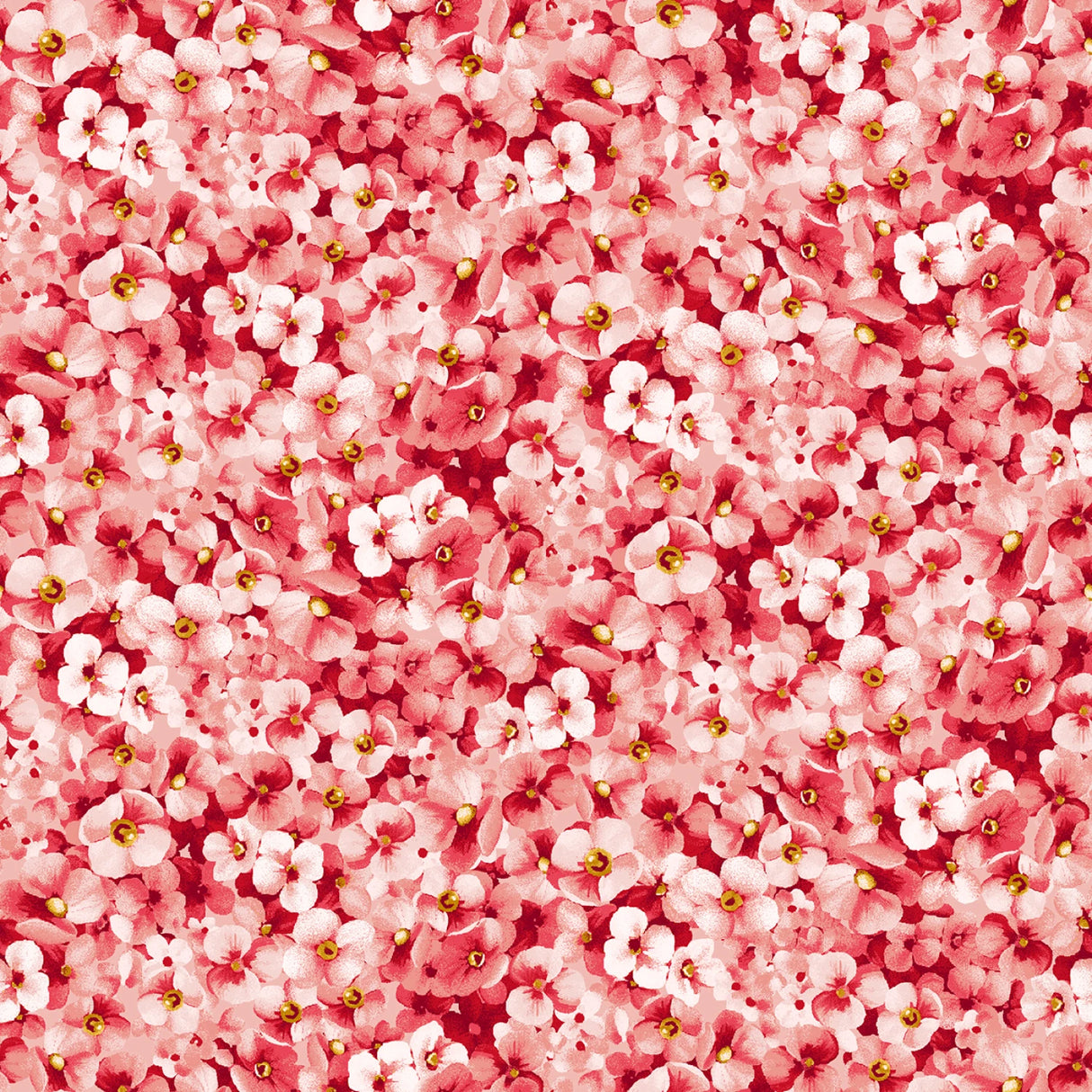 Windflower - Packed Flower Pink - Maywood Studio - Polonia Designs