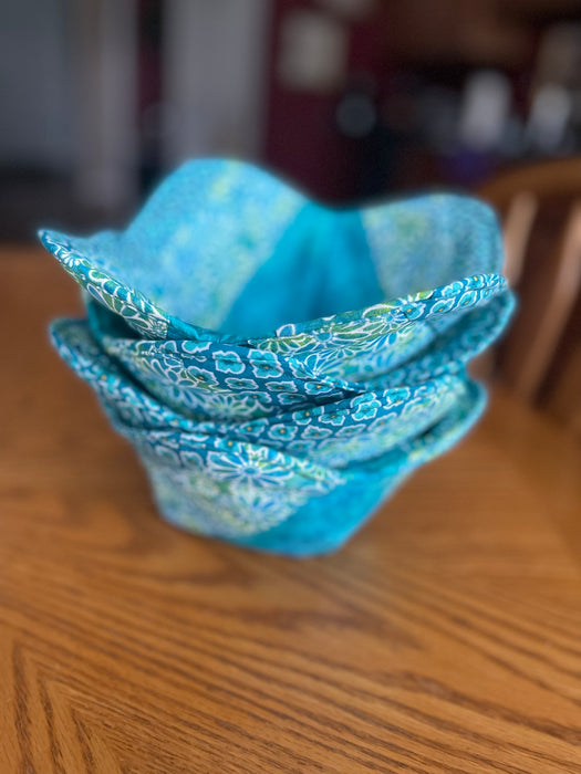 Quilt-As-You-Go Daisy Delight Bowl Cozy Pre-cut Kit - Set of 4