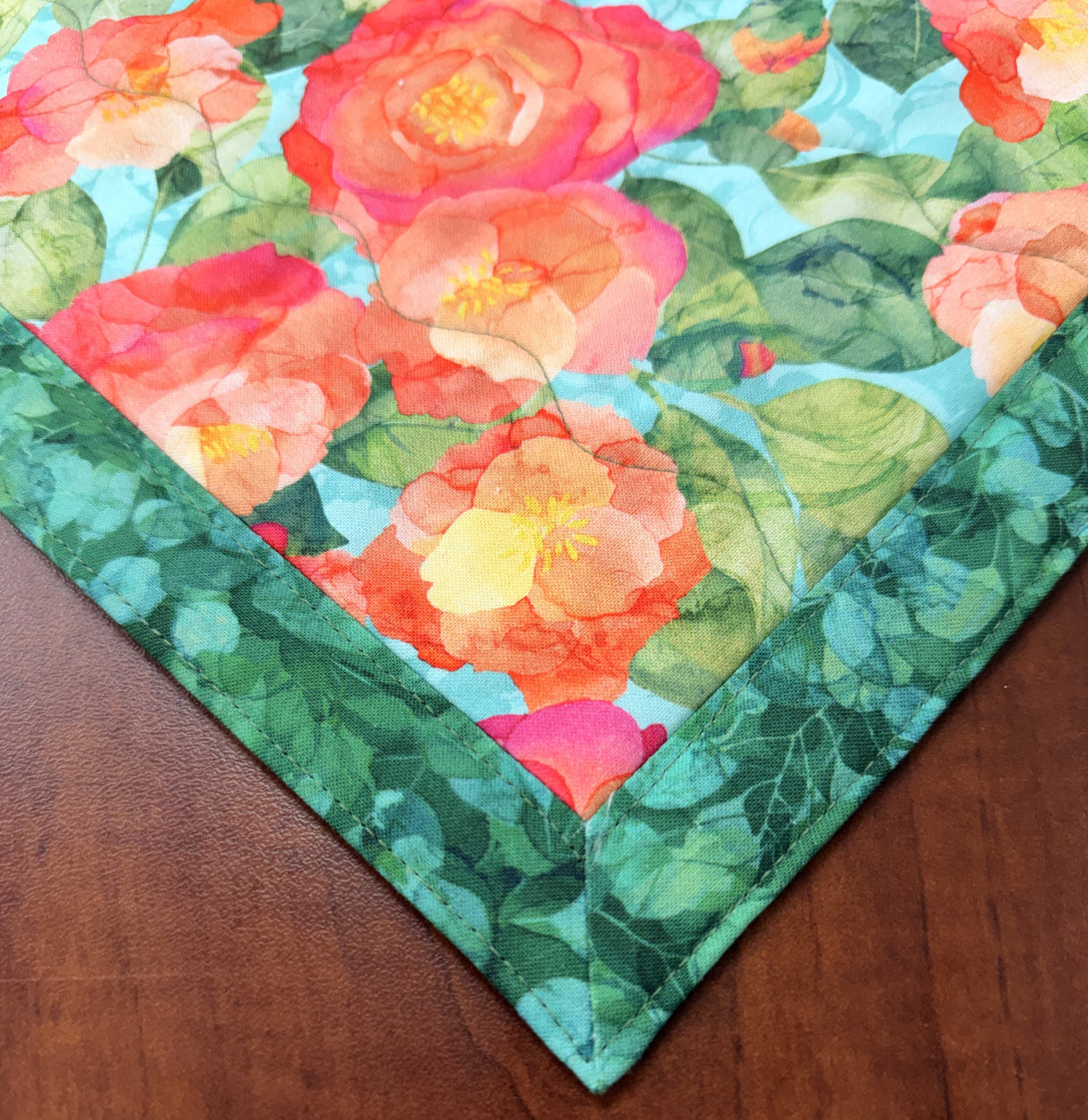 No-Iron Self-Binding Quilted Placemat Pattern Instant PDF Download - Polonia Designs - Polonia Designs