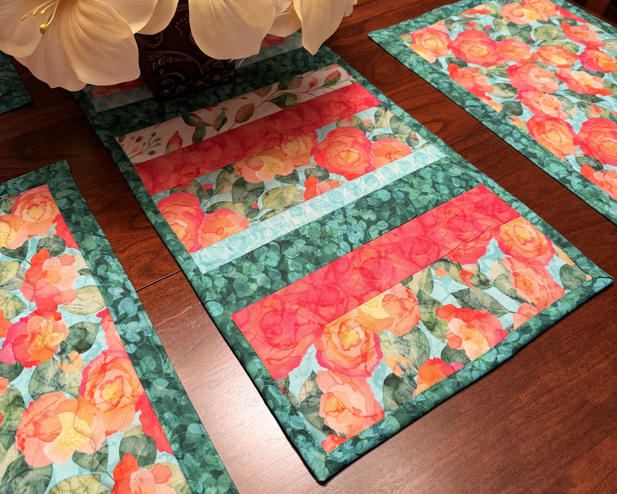 Veranda 12"x42" Quilt-As-You-Go Table Runner Kit - Curated by Polonia Designs - Polonia Designs