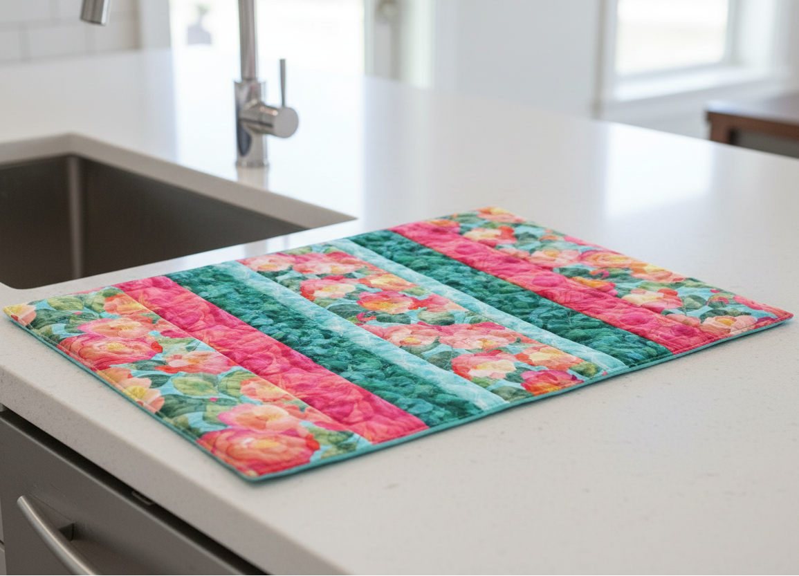 Quilt-As-You-Go 14"x21" Drying Mat Kit - Veranda