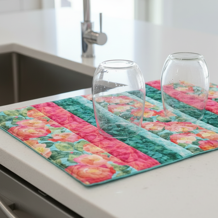 Quilt-As-You-Go 14"x21" Drying Mat Kit - Veranda