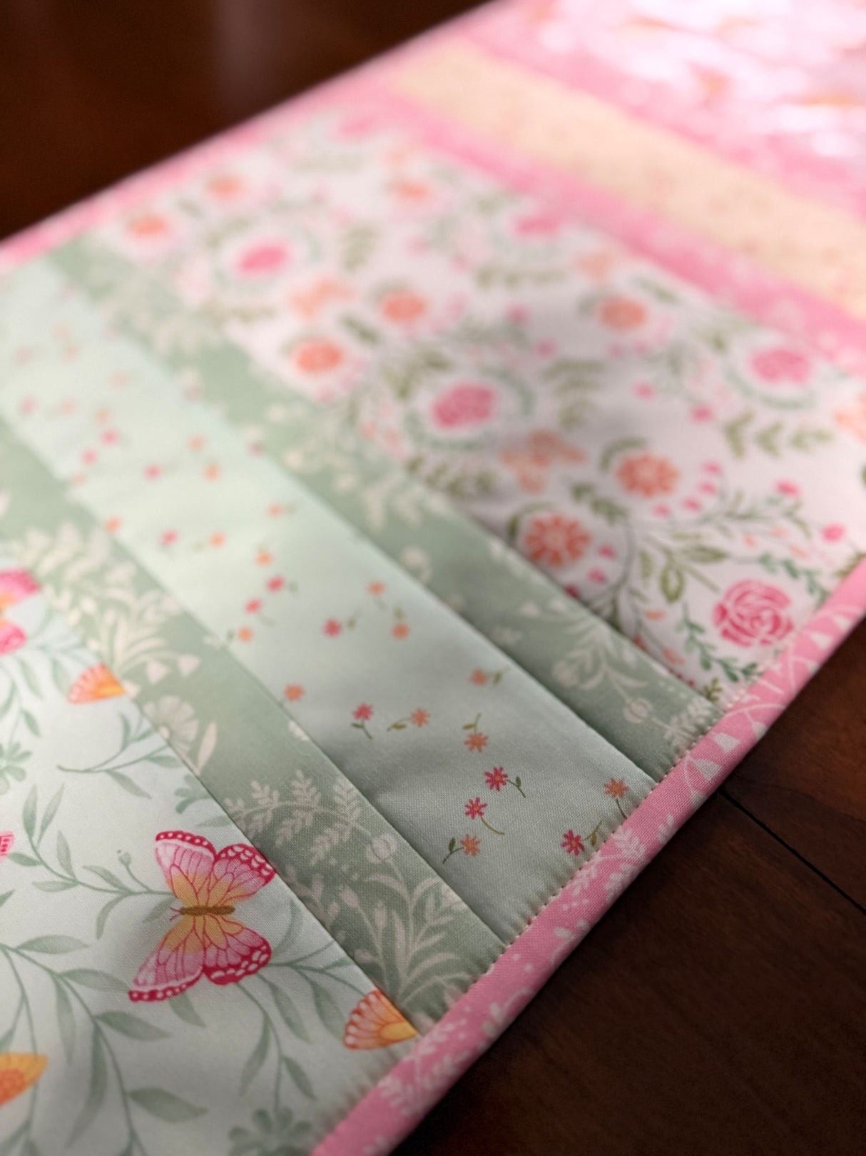 Quilt-As-You-Go 12"x42" Table Runner Kit - Kindness | Moda Fabrics
