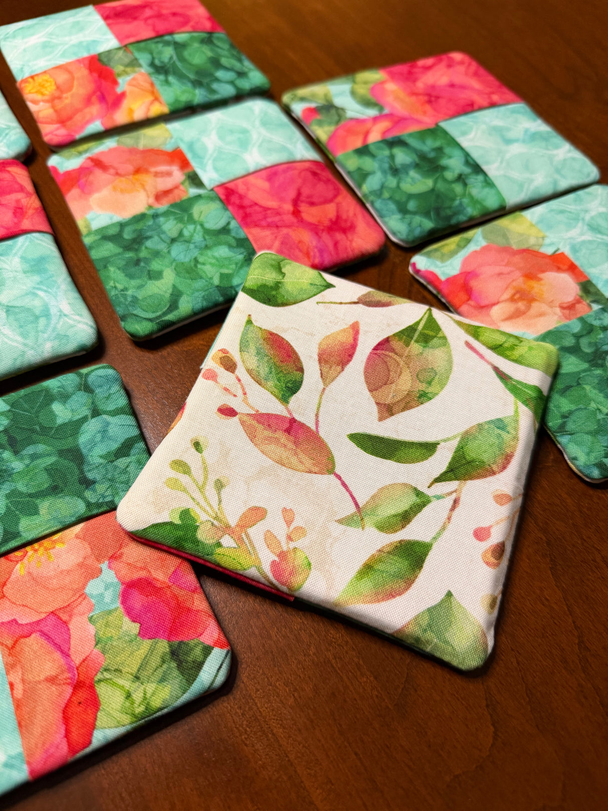 Veranda Flip-Out Coaster Kit - Set of 8 | Northcott Fabrics