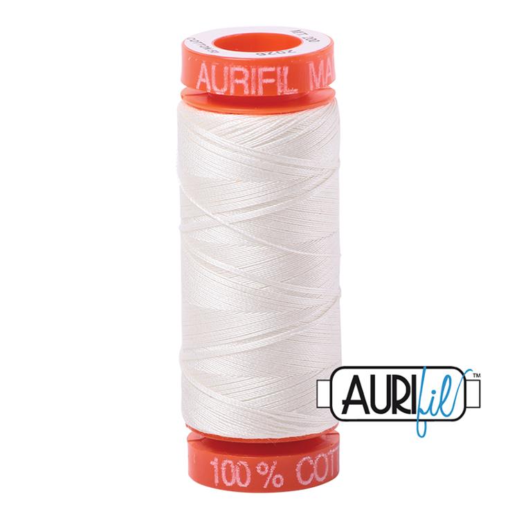 Aurifil Cotton Embroidery Thread 50wt 220yds - Chalk - Aurifil - Polonia Designs