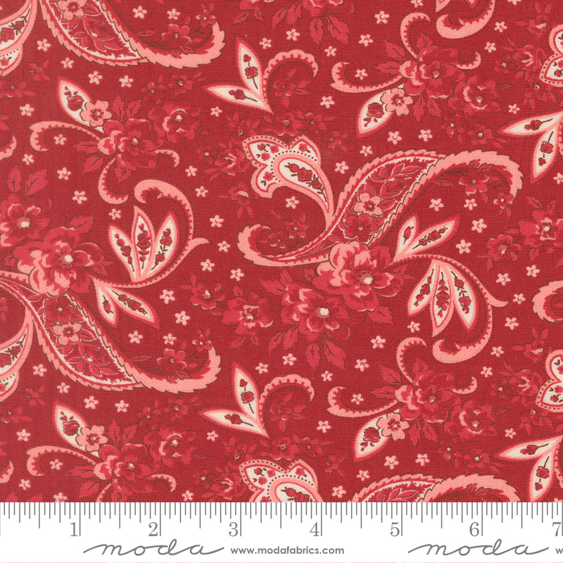 Petals and Polka Dots - Rose 3081-20 | Moda Fabrics