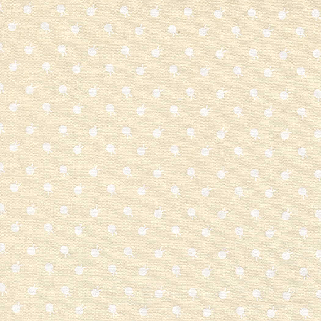Petals and Polka Dots - White on Cream 3086-31 | Moda Fabrics