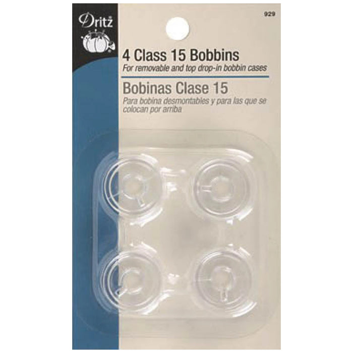 Bobbin Plastic - Class 15 - 4ct