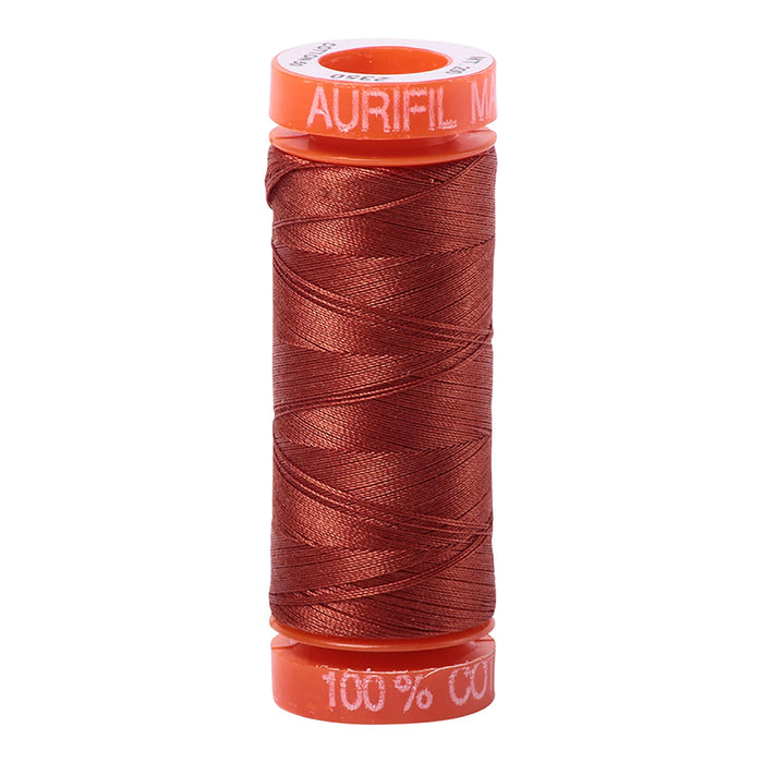 Aurifil Cotton Embroidery Thread 50wt 220yds - Copper