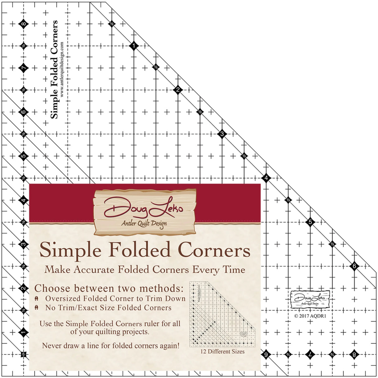 Simple Folded Corners Ruler