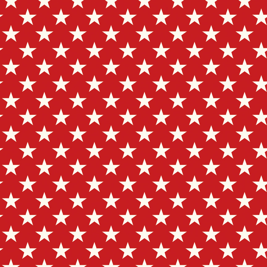 Freedom Garden - Stars Red - Riley Blake Designs - Polonia Designs