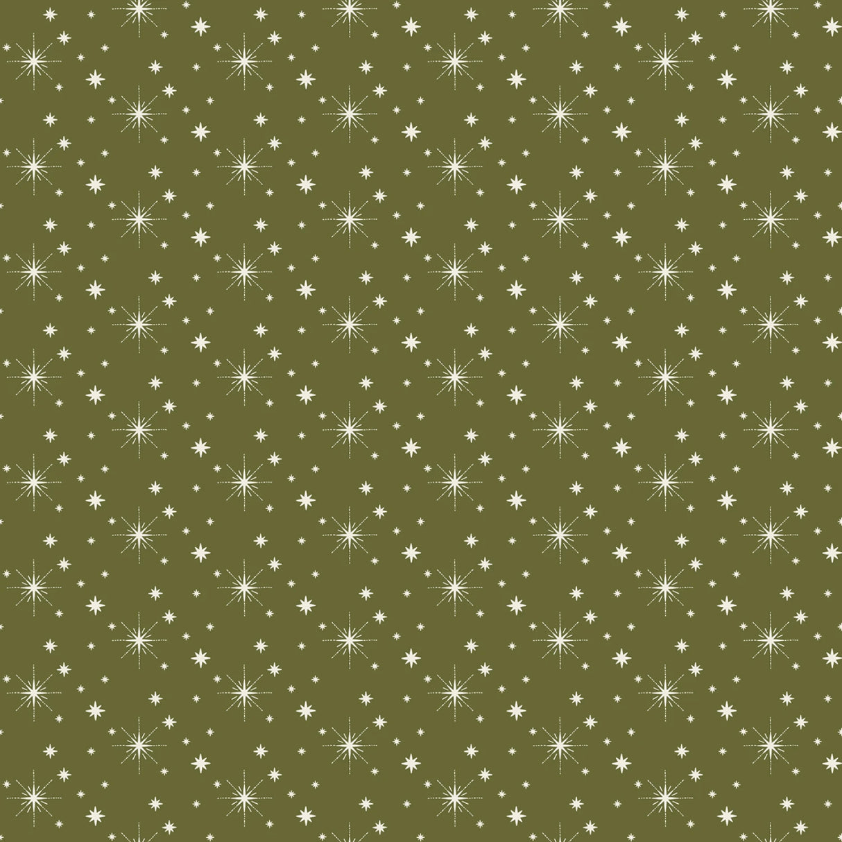Glisten - Stars Green - Riley Blake Designs - Polonia Designs