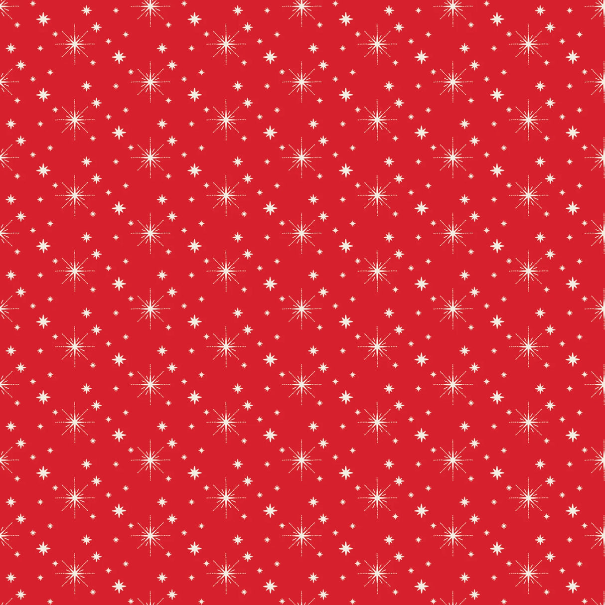 Glisten - Stars Red - Riley Blake Designs - Polonia Designs