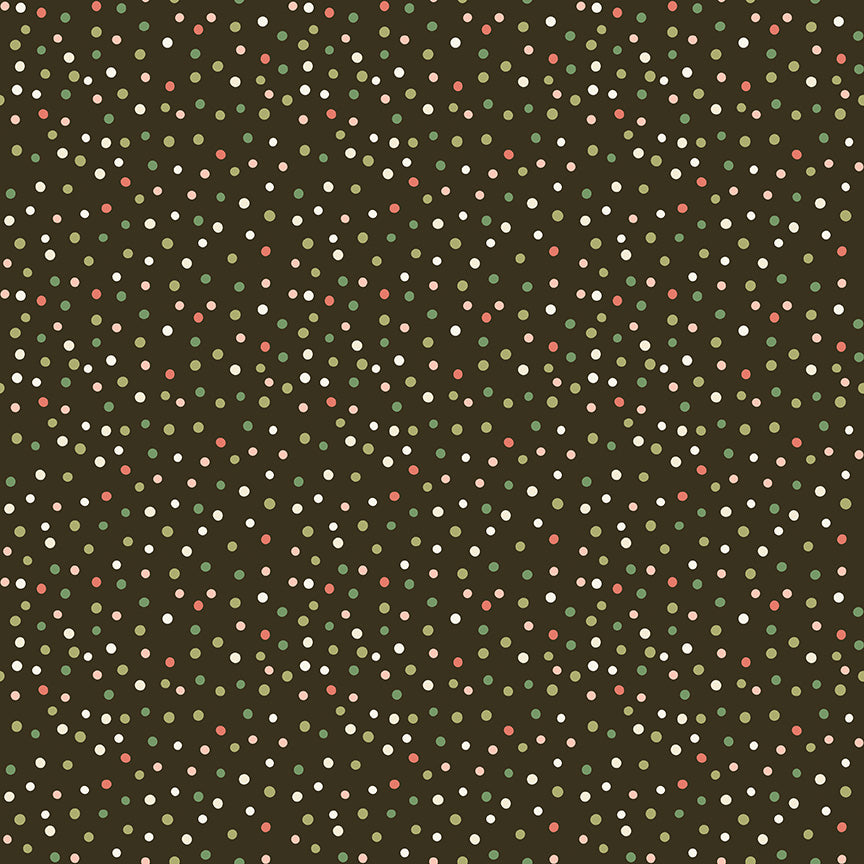 Glisten - Dots Mocha - Riley Blake Designs - Polonia Designs