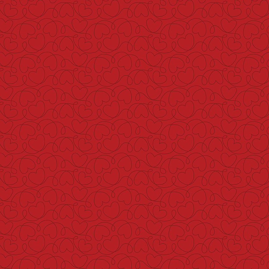 Sew in Love - Tonal Red