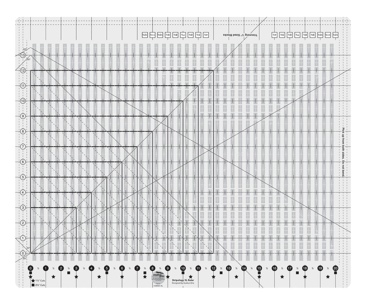 Creative Grids Stripology® XL Ruler - Creative Grids - Polonia Designs