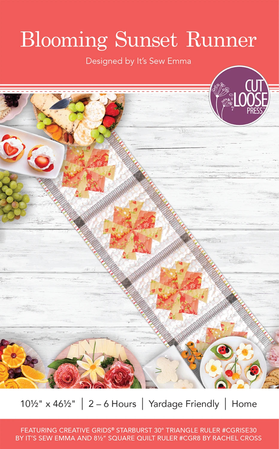 Blooming Sunset Table Runner pattern