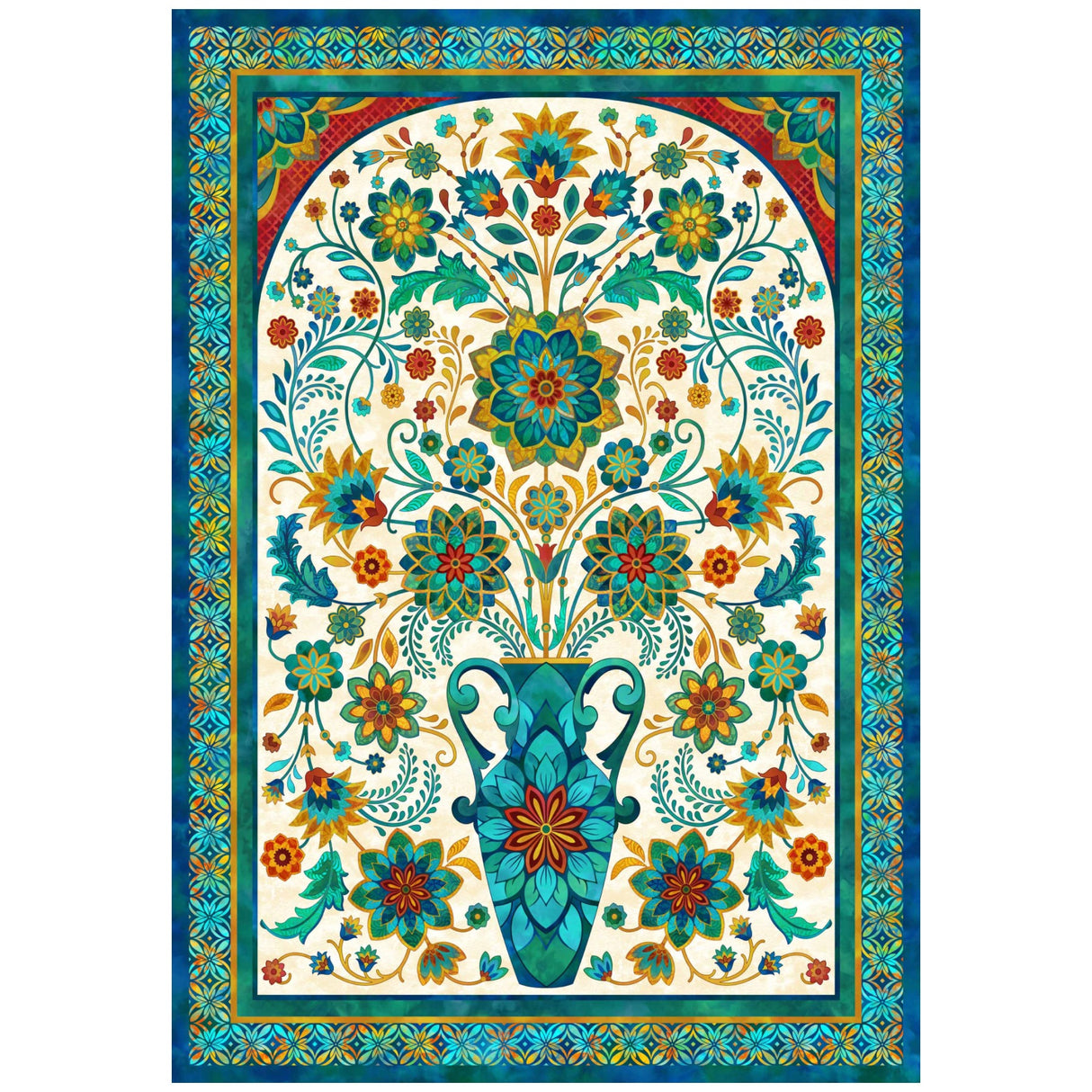 Boho Blooms - Panel - Northcott - Polonia Designs