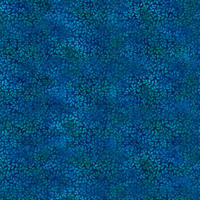 Boho Blooms - Leaf Blue