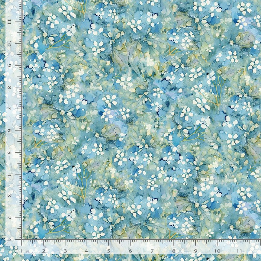 Forest Whisper - Tonal Floral Blue CD3687