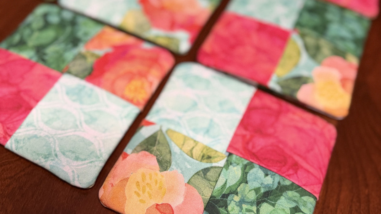 Veranda Flip-Out Coaster Kit - Set of 8 | Northcott Fabrics
