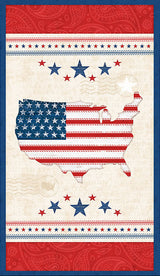 Founding Glory - Panel 49359-234 | Wilmington Prints