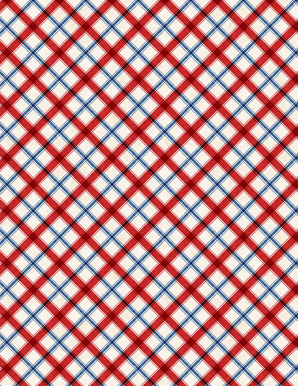 Founding Glory - Plaid Cream 49364-234 | Wilmington Prints