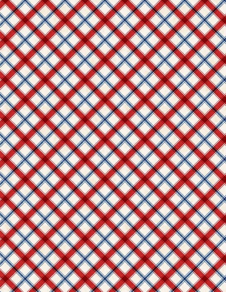 Founding Glory - Plaid Cream 49364-234 | Wilmington Prints