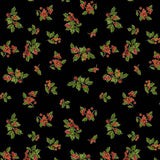 Merry Christmas Metallic - Holiday Holly CM4147 | Timeless Treasures