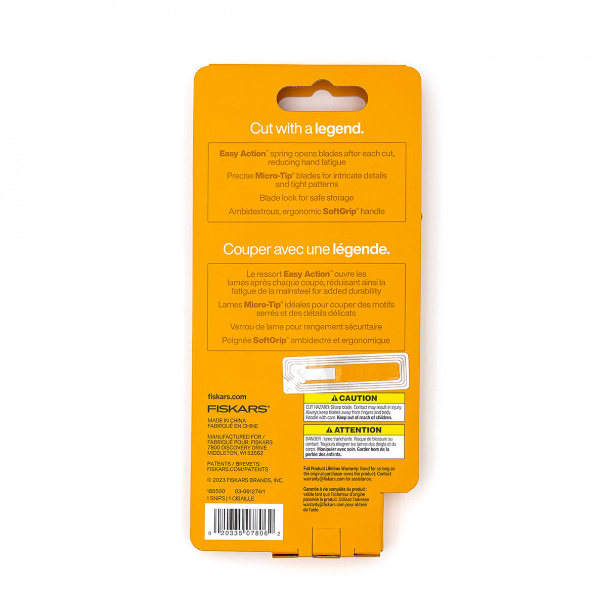 Fiskars Micro-Tip Easy Action Scissors No 5 - Fiskars - Polonia Designs