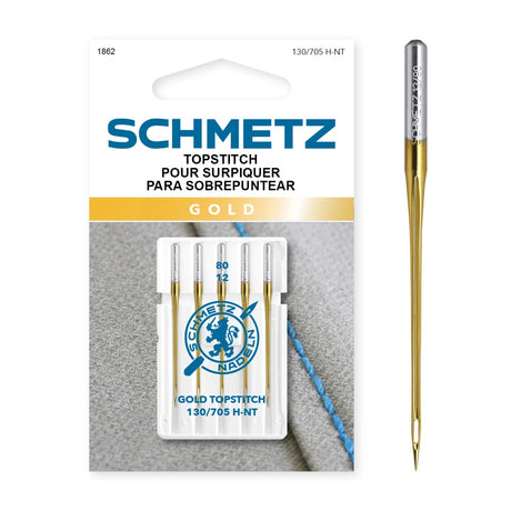 SCHMETZ Gold Topstitch Needles 80/12 - Schmetz - Polonia Designs