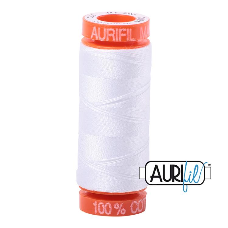 Aurifil Cotton Thread 50wt 220yds - White