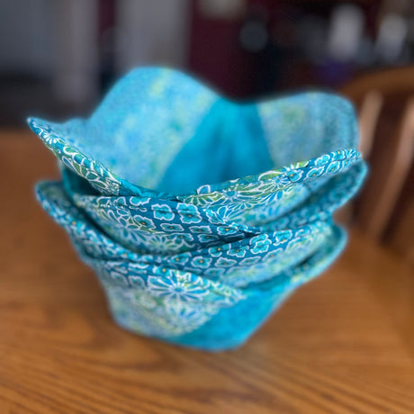 Quilt-As-You-Go Daisy Delight Bowl Cozy Pre-cut Kit - Set of 4 - Curated by Polonia Designs - Polonia Designs