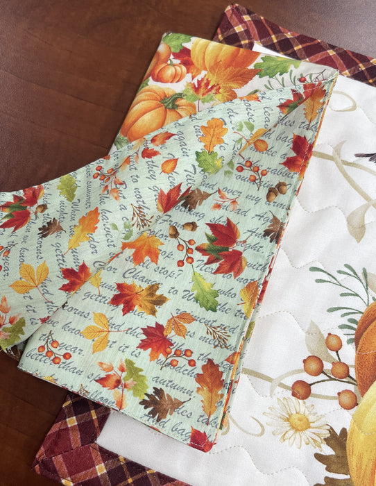Napkin Kit | Gather with a Grateful Heart Collection - Set of 4