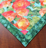 No-Iron Self-Binding Quilted Placemat Pattern Instant PDF Download - Polonia Designs - Polonia Designs