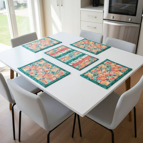 Mini Runner Quilt-As-You-Go Kit 12"x25" - Veranda | Northcott Fabrics