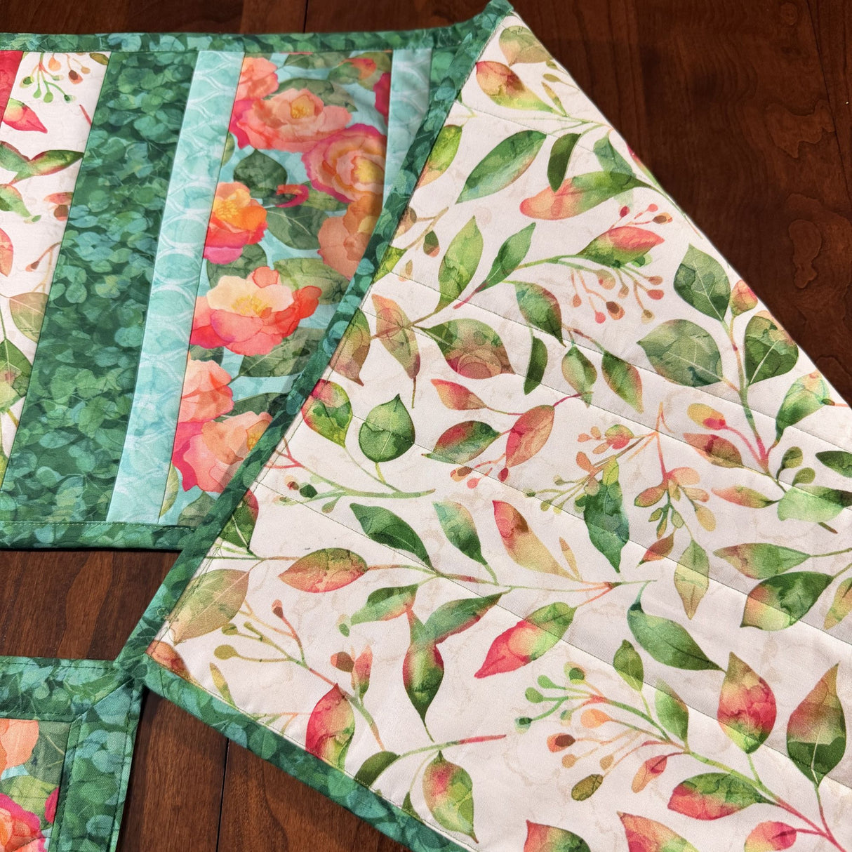 Veranda 12"x42" Quilt-As-You-Go Table Runner Kit - Curated by Polonia Designs - Polonia Designs