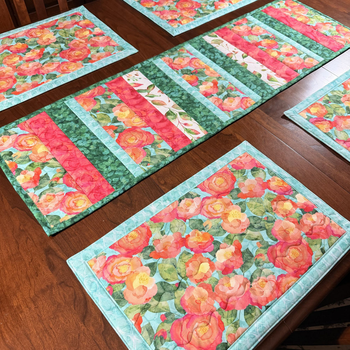 Veranda 12"x42" Quilt-As-You-Go Table Runner Kit - Curated by Polonia Designs - Polonia Designs