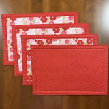 Sew in Love 12"x18" Self-Binding Quilted Placemats Kit | Set of 4