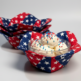 Quilt-As-You-Go Bowl Cozy Pre-Cut Kit -  Freedom Garden | Set of 4