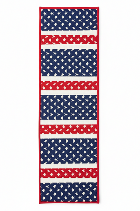 Quilt-As-You-Go Table Runner Kit 12"x43" - Freedom Garden