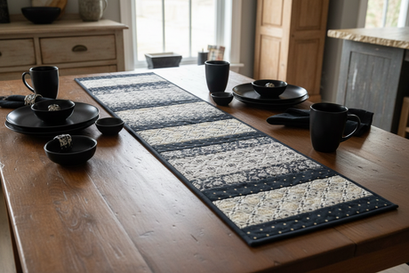 Posh 12"x42" Quilt-As-You-Go Table Runner Kit | Moda Fabrics