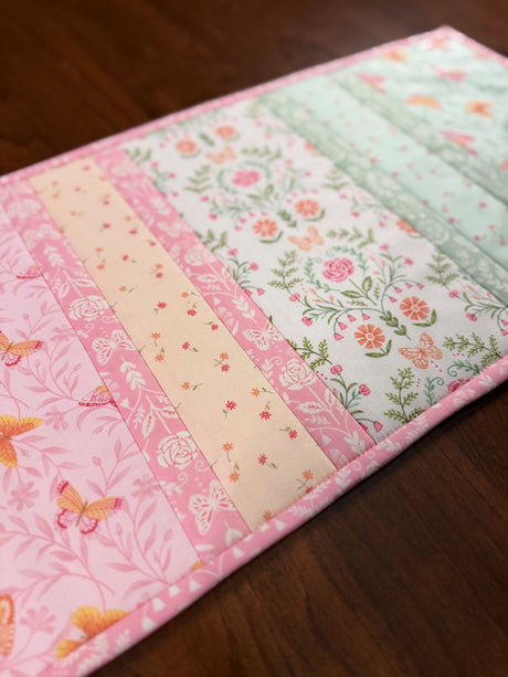 Quilt-As-You-Go 12"x42" Table Runner Kit - Kindness | Moda Fabrics