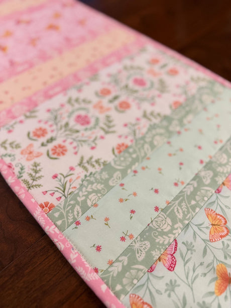 Quilt-As-You-Go 12"x42" Table Runner Kit - Kindness | Moda Fabrics