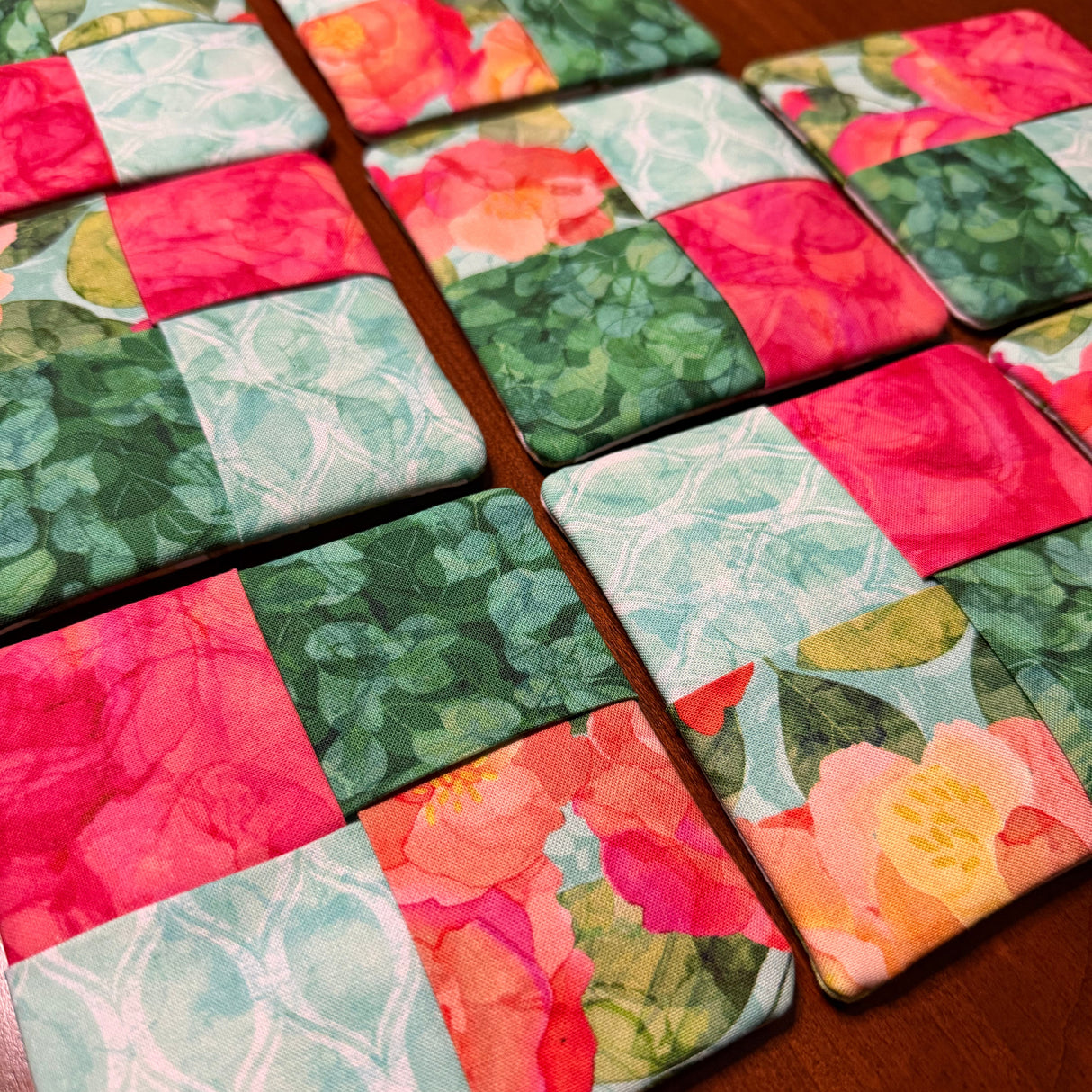Veranda Flip-Out Coaster Kit - Set of 8 | Northcott Fabrics