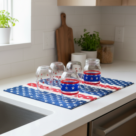 Quilt-As-You-Go 14"x21" Drying Mat Kit - Freedom Garden