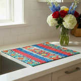 Quilt-As-You-Go 14"x21" Drying Mat Kit - Boho Blooms