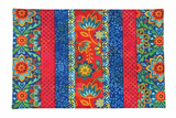 Quilt-As-You-Go 14"x21" Drying Mat Kit - Boho Blooms
